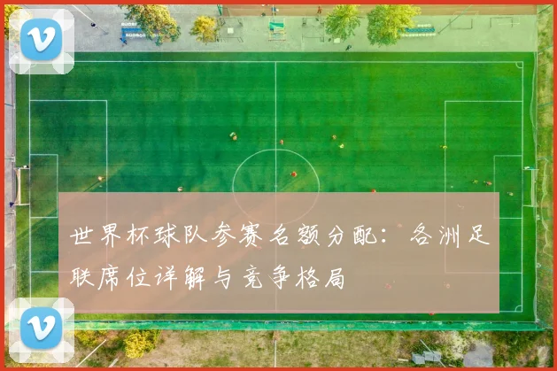 世界杯球队参赛名额分配：各洲足联席位详解与竞争格局